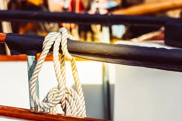 Recreational yacht detail — Stock Photo, Image