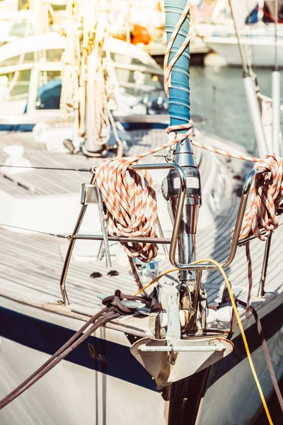 Detail der Freizeitjacht — Stockfoto