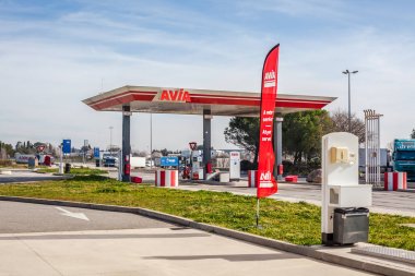 Avrupa'da Avia benzin servis istasyonu