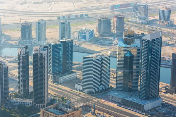 Dubaï scène du matin. Vue du dessus — Photo