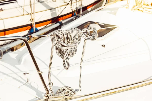 Recreational yacht detail — Stock Photo, Image