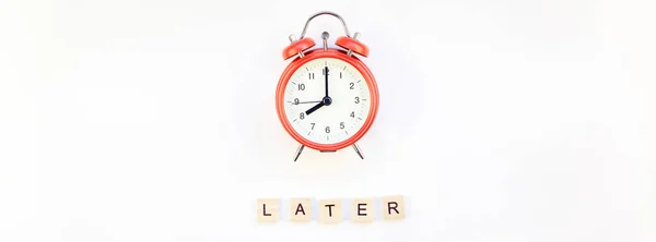 Концепция промедления и управления временем — стоковое фото