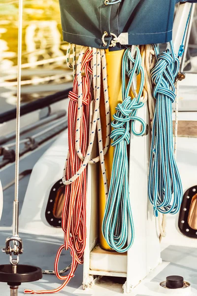 Recreational yacht detail — Stock Photo, Image