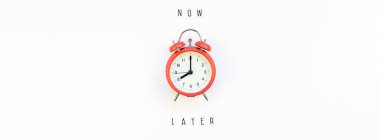 Erteleme ve zaman yönetimi konsepti