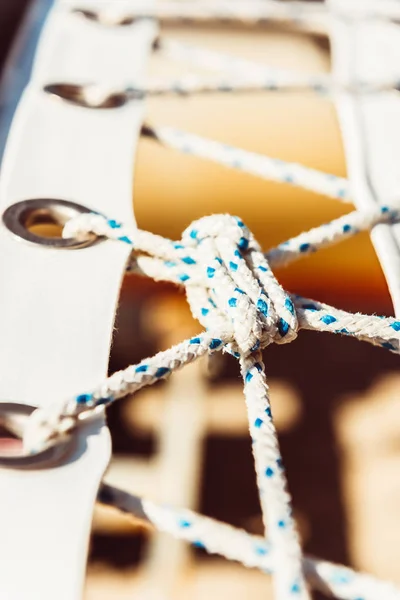 Modern Yacht Safety Net — Stock Photo, Image