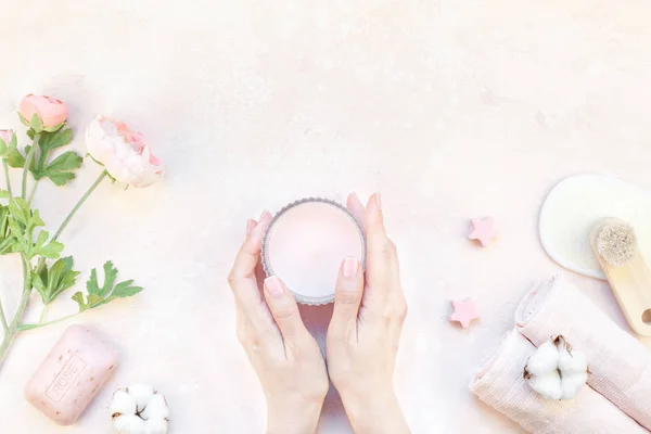 Spa, cosmétiques de beauté et soins du corps — Photo