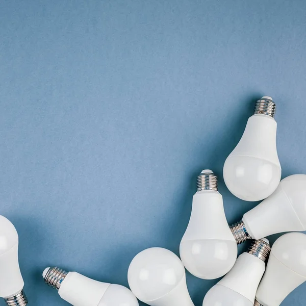 Economia de energia e eco amigável lâmpadas LED — Fotografia de Stock