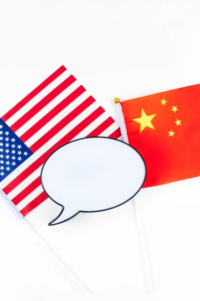 Concepto de guerra comercial entre Estados Unidos y China —  Fotos de Stock