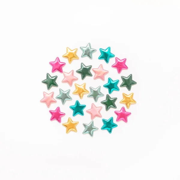 Διακοσμητικά αστέρια σύνθεση διακοπών — Φωτογραφία Αρχείου
