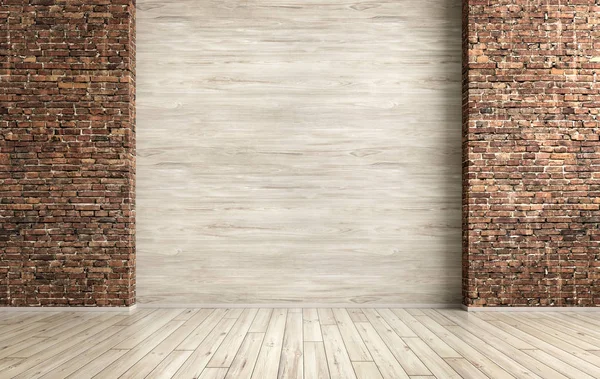 Interior of empty room background 3d render — Stock Photo, Image