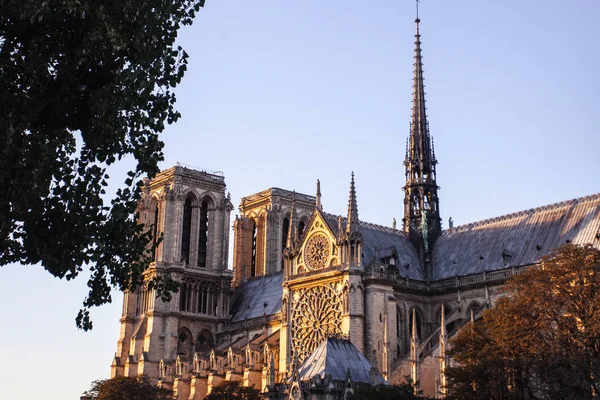 Notre Dame Paris Kathedraal Frankrijk — Stockfoto
