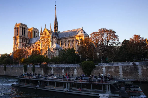 Notre Dame Paris Cathedral Paris Português França — Fotografia de Stock