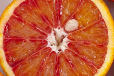 Kırmızı Sicilya turuncu yakın plan