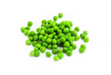Yeşil bezelye beyazı izole edilmiş