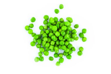 Yeşil bezelye beyazı izole edilmiş