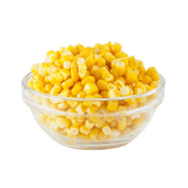 Beyaz arkaplanda izole mısır