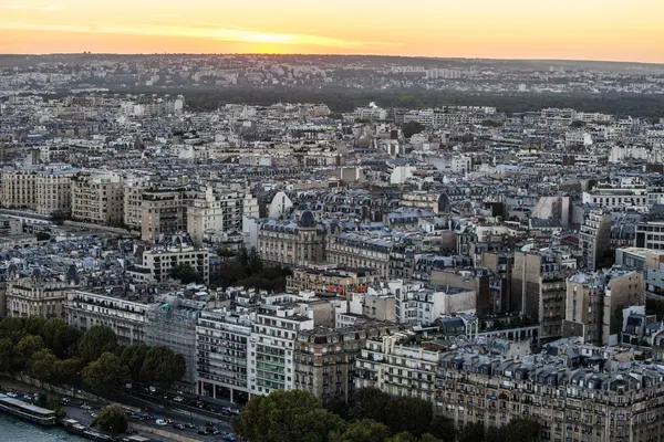 フランス 2016 上からエッフェル塔から パリの街並みタワー フランス — ストック写真