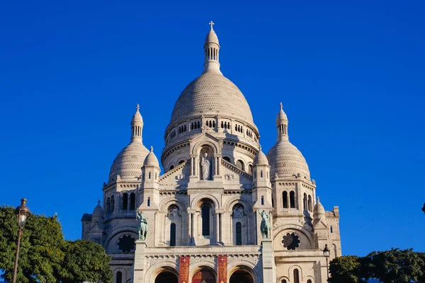 París Francia Octubre 2016 Basílica Del Sacre Coeur Día Verano —  Fotos de Stock
