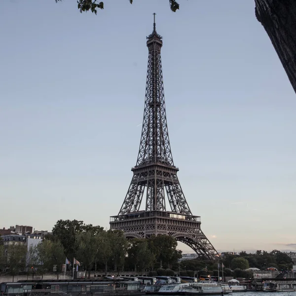 Eiffel Vaktimiz Viewr Paris — Stok fotoğraf