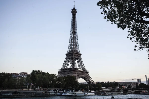 Eiffel Vaktimiz Viewr Paris — Stok fotoğraf