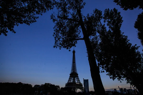 Het Uitzicht Eiffeltoren Parijs — Stockfoto