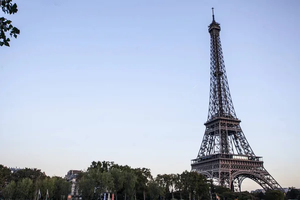 Eiffeltoren Van Rivier Seine Parijs — Stockfoto