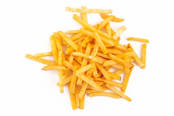 Potato free, chips isolated on the white background