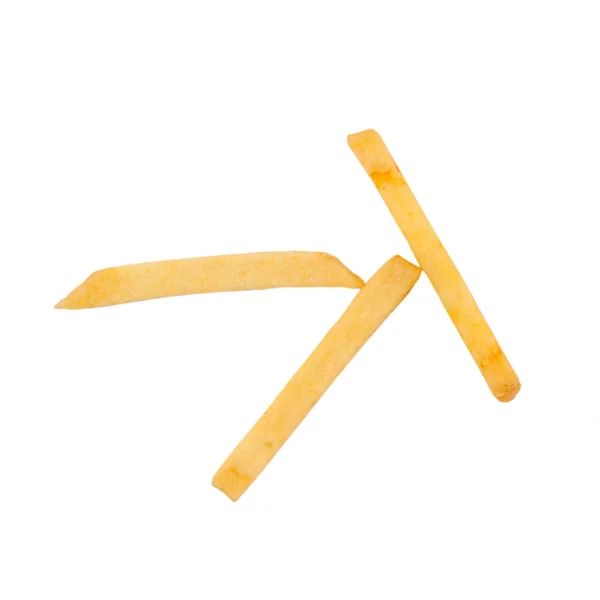 Kartoffelfrei Chips Isoliert Auf Weißem Hintergrund — Stockfoto