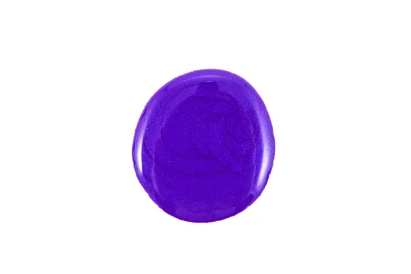 分離された紫のマニキュア — ストック写真