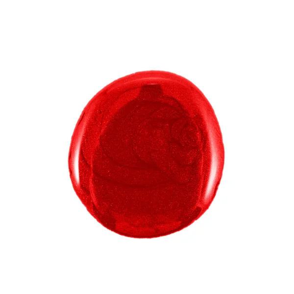 分離された赤いマニキュア — ストック写真