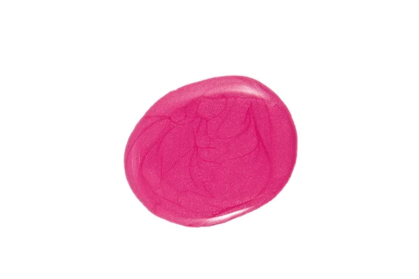分離されたピンクのマニキュア — ストック写真