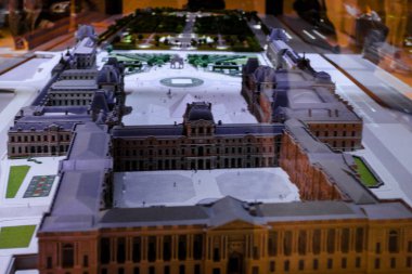 Paris, Fransa, - 3 Ekim 2016 Louvre Musée du Louvre, Paris, 3 Ekim 2016 içinde /Louvre Müzesi model