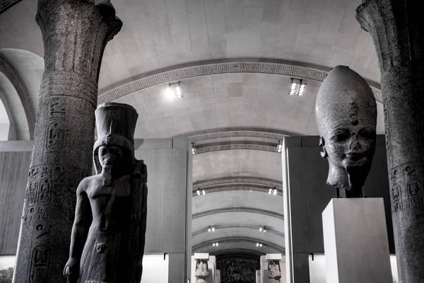 Paris France Joctober 2016 Coleção Arte Egípcia Apresentada Louvre Louvre — Fotografia de Stock