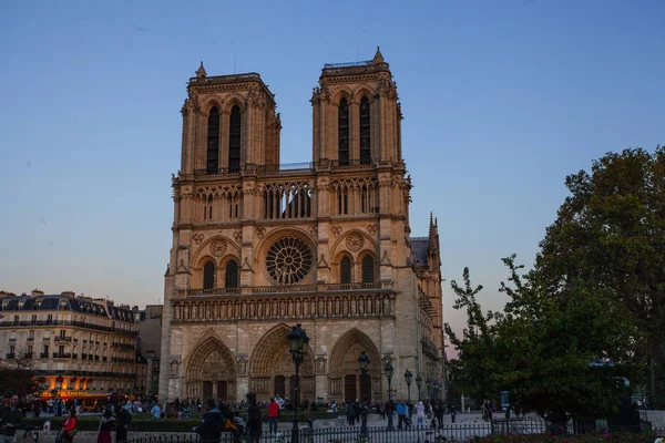 Καθεδρικός Ναός Notre Dame Στο Ile Cite Στο Παρίσι Γαλλία — Φωτογραφία Αρχείου