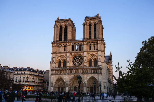 Notre Dame Kathedrale Auf Ile Cite Paris Frankreich — Stockfoto