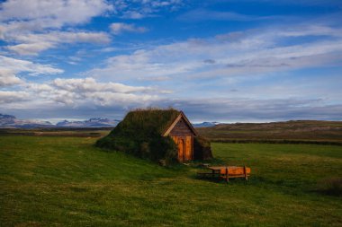 İzlanda, geleneksel ev kurtarılan eski kilise