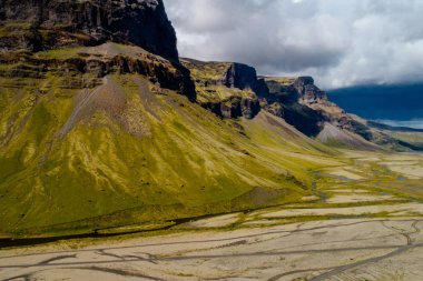 Jokulsarlon buzul çevresi, İzlanda manzara