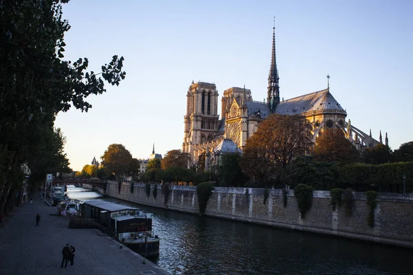 Katedra Notre Dame Paris Paryż Francja — Zdjęcie stockowe