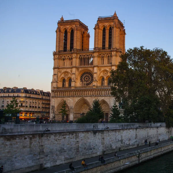 Notre Dame Cathedral Ile Cite Paris France — Stock Photo, Image