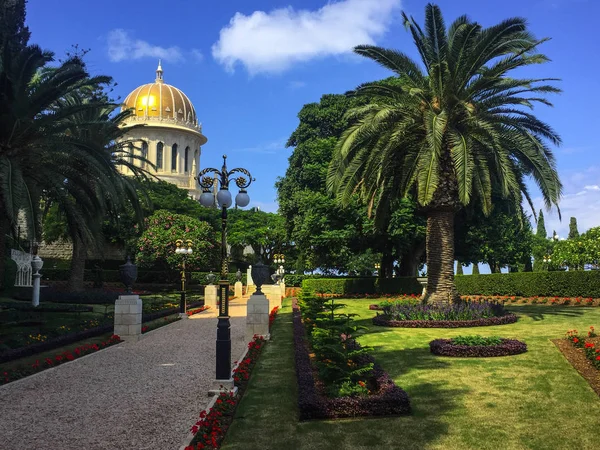 Jardines Bahai Haifa Israel —  Fotos de Stock