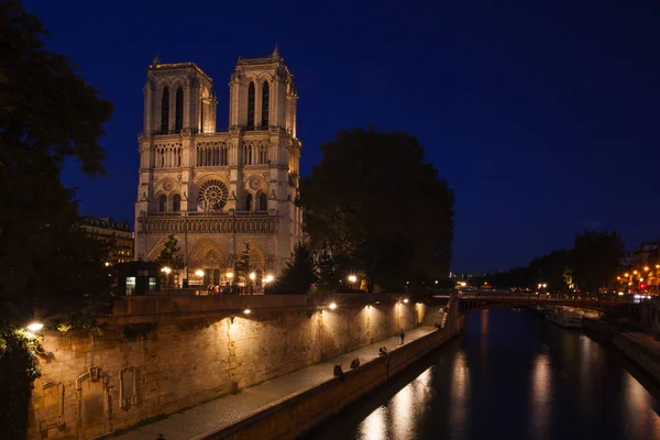 Notre Dame Paris Evening France Royalty Free Stock Images