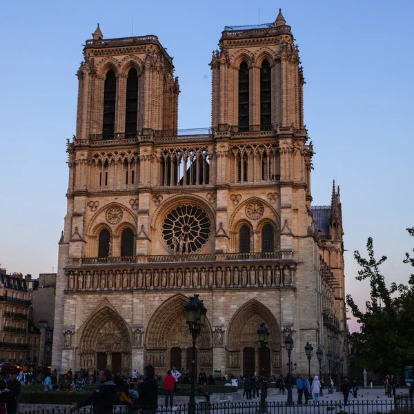Notre Dame Katedralen Ile Cite Paris Frankrike — Stockfoto