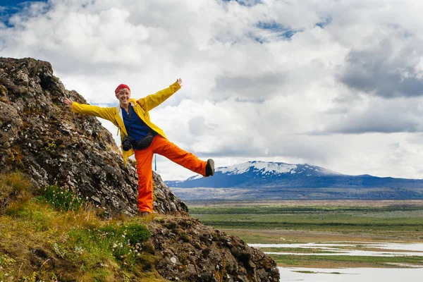 아이슬란드를 여행하는 — 스톡 사진