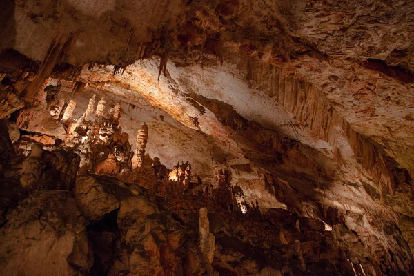 Wunderbare Postojna Höhle Slowenien — Stockfoto