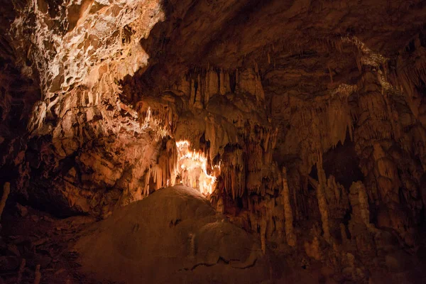 Wunderbare Postojna Höhle Slowenien — Stockfoto