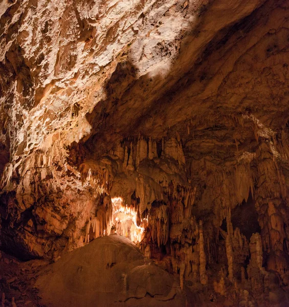 Wunderbare Postojna Höhle Slowenien — Stockfoto