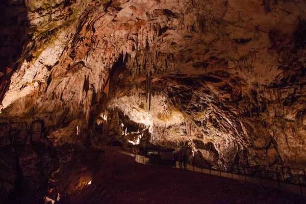 Wunderbare Postojna Höhle Slowenien — Stockfoto