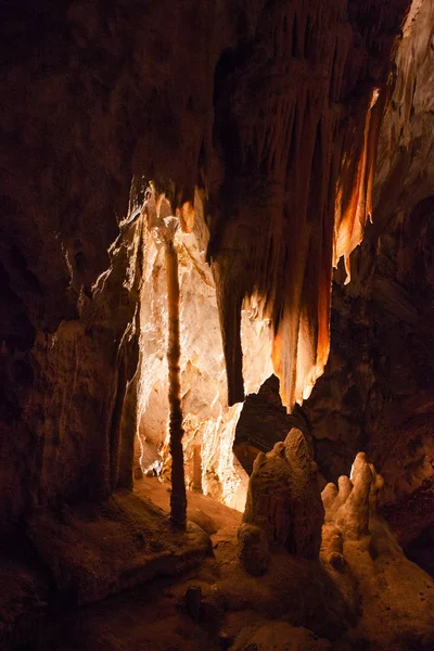 Úžasné Jeskyně Postojna Slovinsko — Stock fotografie