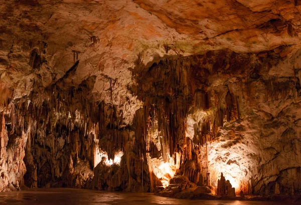 Wunderbare Postojna Höhle Slowenien — Stockfoto