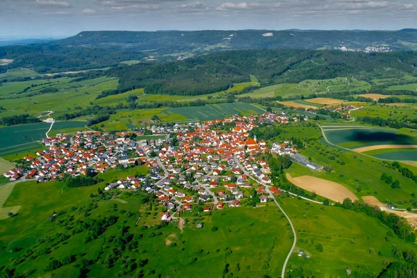 Vista Aérea Baviera Alemania —  Fotos de Stock
